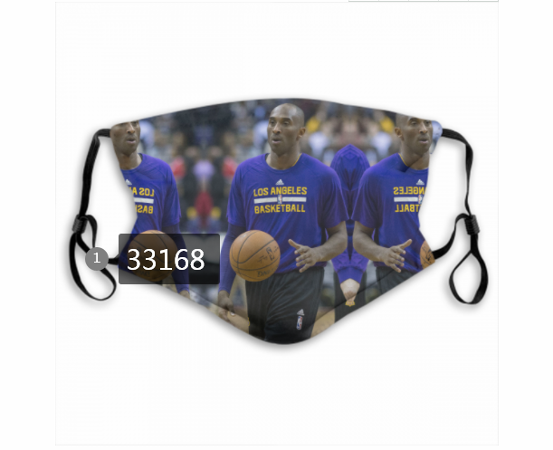 2021 NBA Los Angeles Lakers #24 kobe bryant 33168 Dust mask with filter